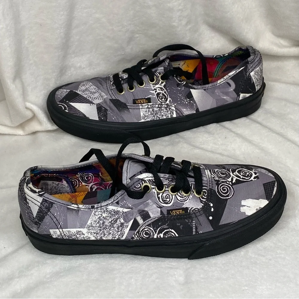 Vans Abstract Authentic Multicolored Black Sneakers